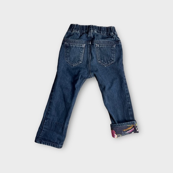 Project Pomona Floral Lined Cloth Diaper Jeans - Picture 3 of 4